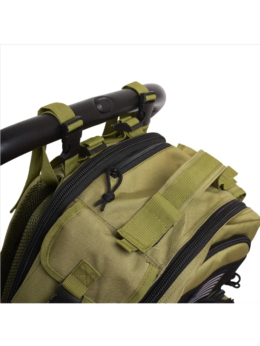Tactical Olive Green Men's Diaper Bag Backpack by Sager Creek